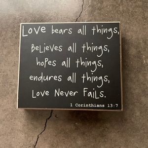 Sold Bible Verse Wall Decor